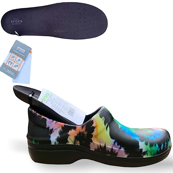 Crocs at Work Neria Pro II Black Multi Clog - Picture 6 of 13